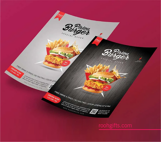 Flyers Printing, 170 GSM Glossy Paper